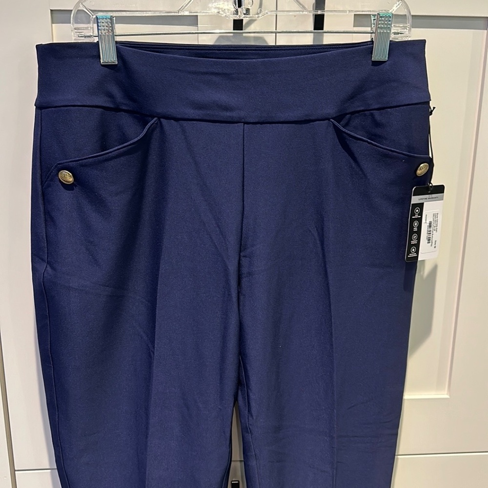 Tail Deluxe Navy Blue Pull on Pant Size 12 28" Inseam